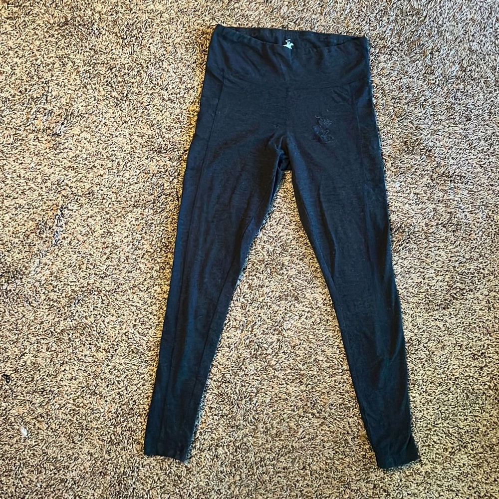 Leggings. Dark gray. Small. Beverly Hills Polo Club (brand).